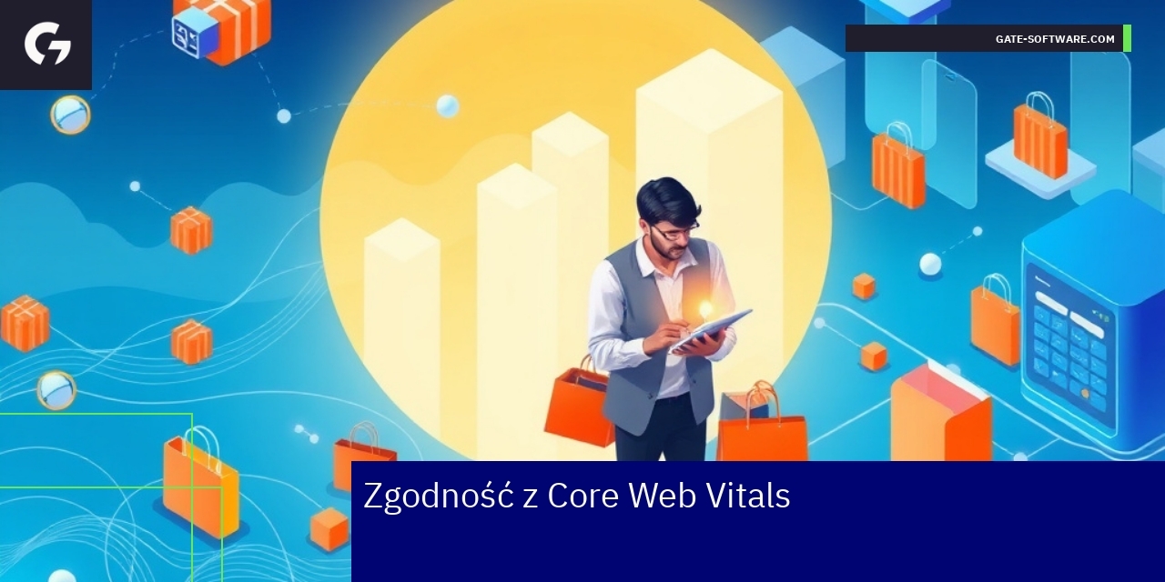 Optymalizacja i zgodność Core Web Vitals Magento Wykresy przedstawiające wydajność Magento i CWV
