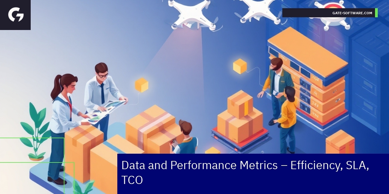 Performance metrics and efficiency icons for Hyva projects