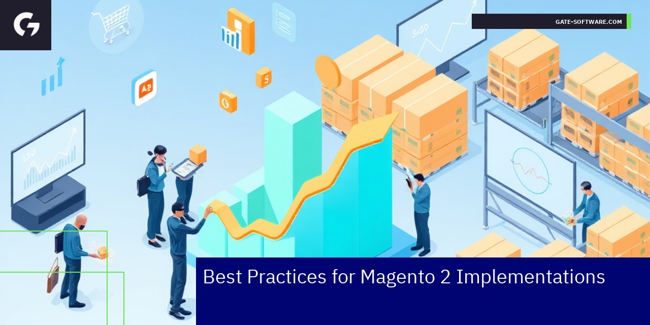Magento 2 workflow and support graphics for B2B