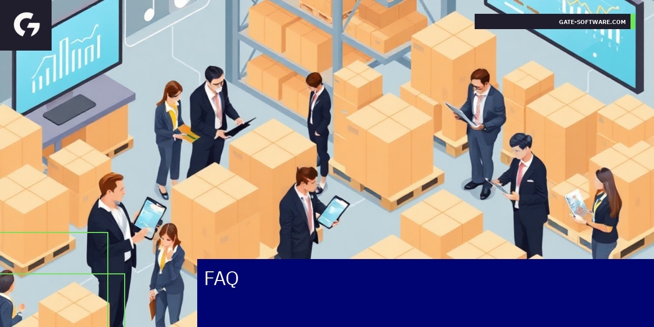 Illustration of B2B online store transaction process