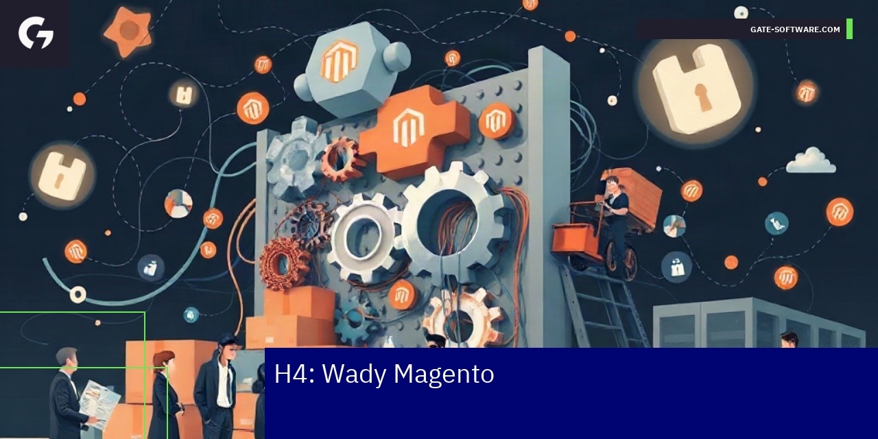 Diagram wad platformy Magento dla firm B2B