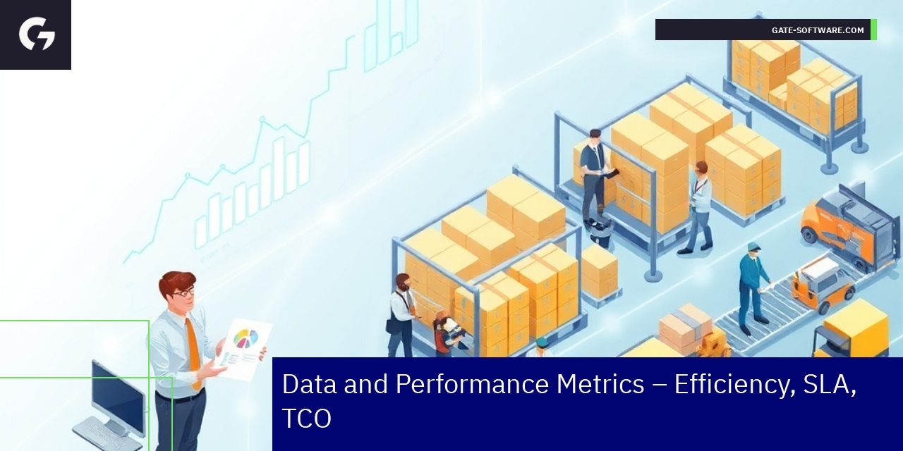 Graphs showing project metrics and performance stats