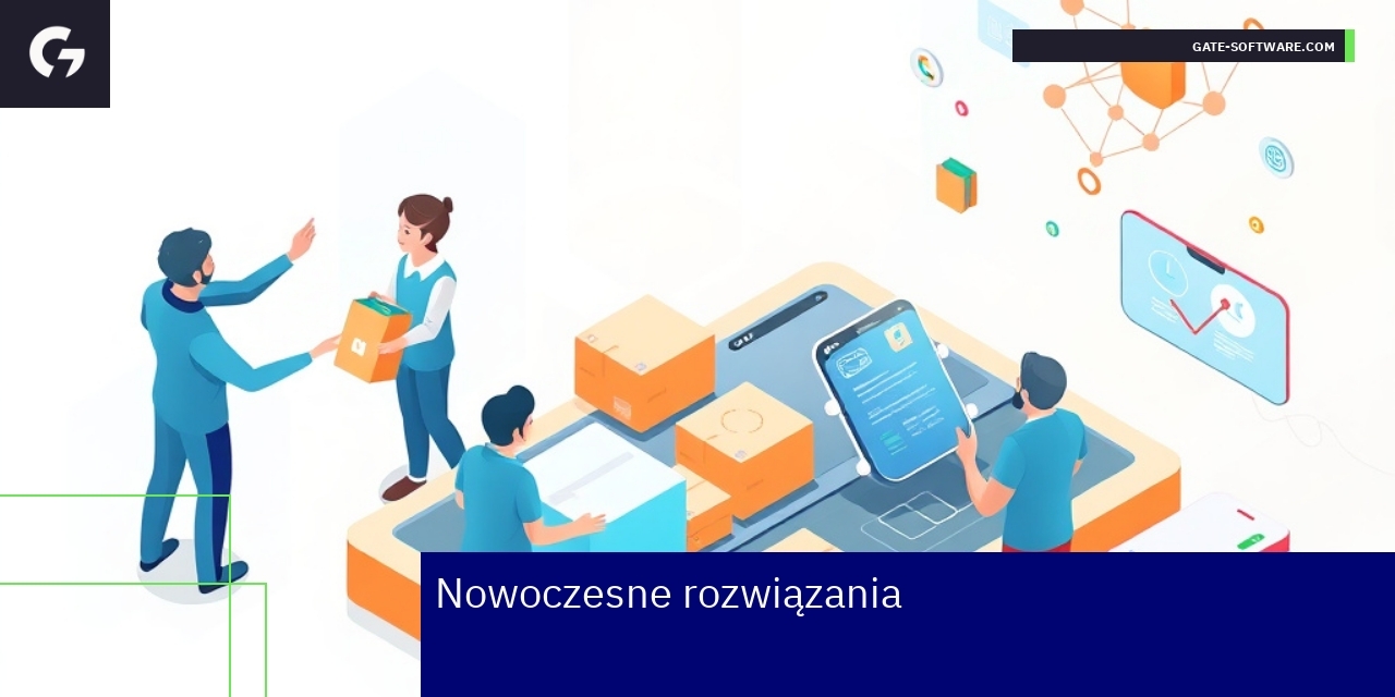 Schemat przedstawiający technologie PWA i e-commerce