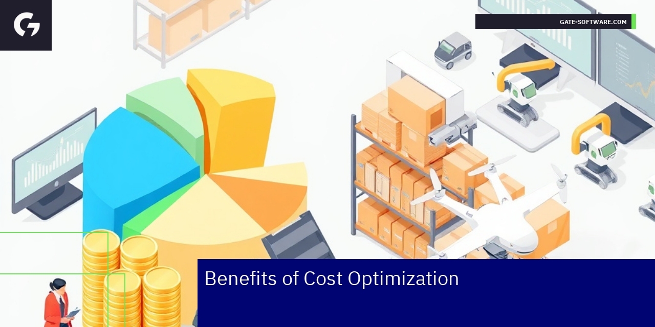 Key Benefits of Cost Optimization Strategy Graph showing benefits of cost optimization in business