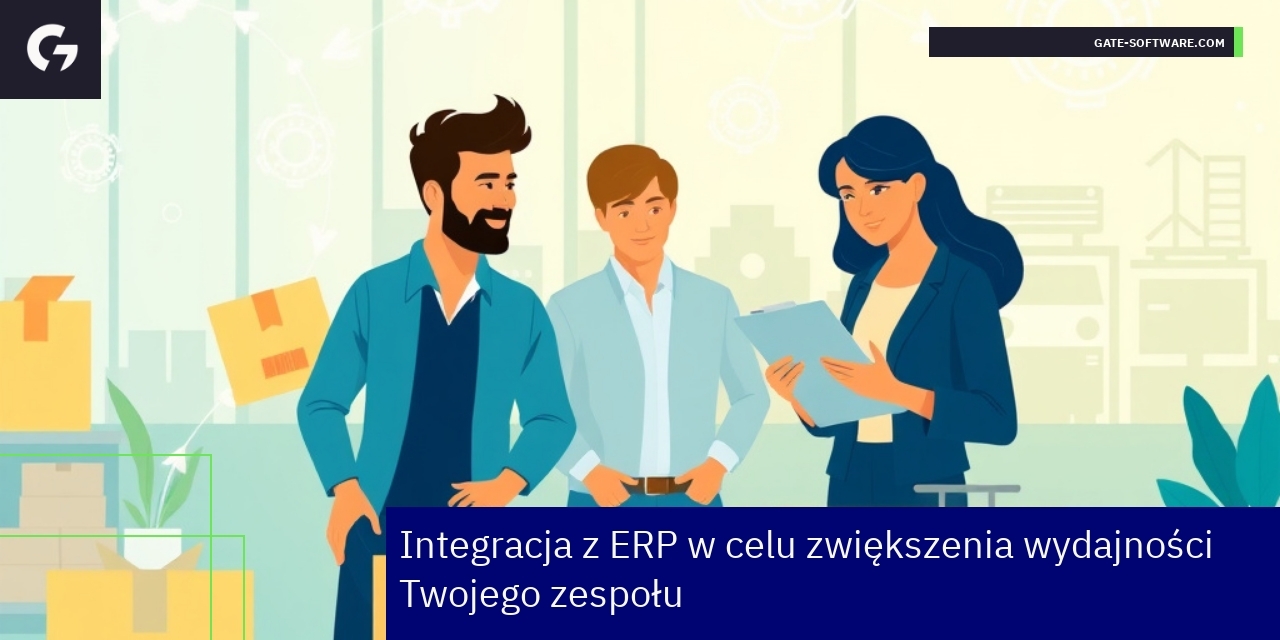 Schemat integracji systemu ERP i automatyzacji