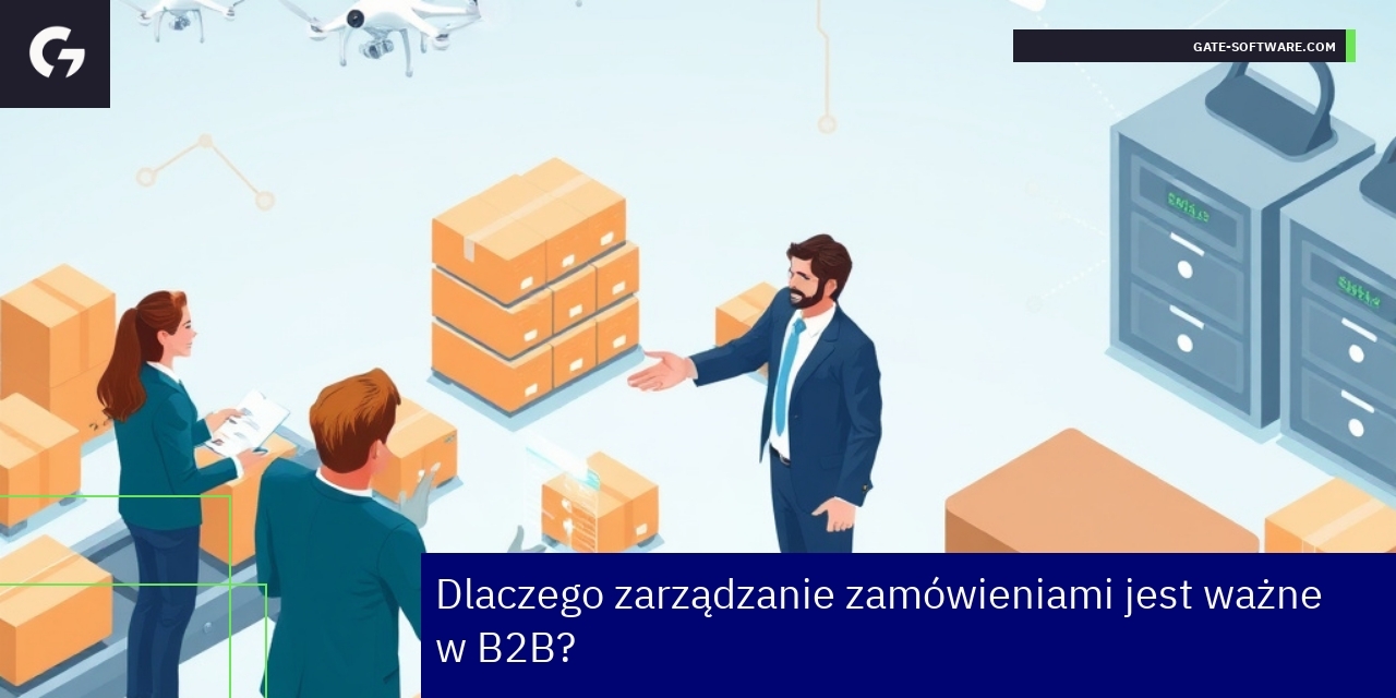 Schemat automatyzacji i procesów zamówień B2B