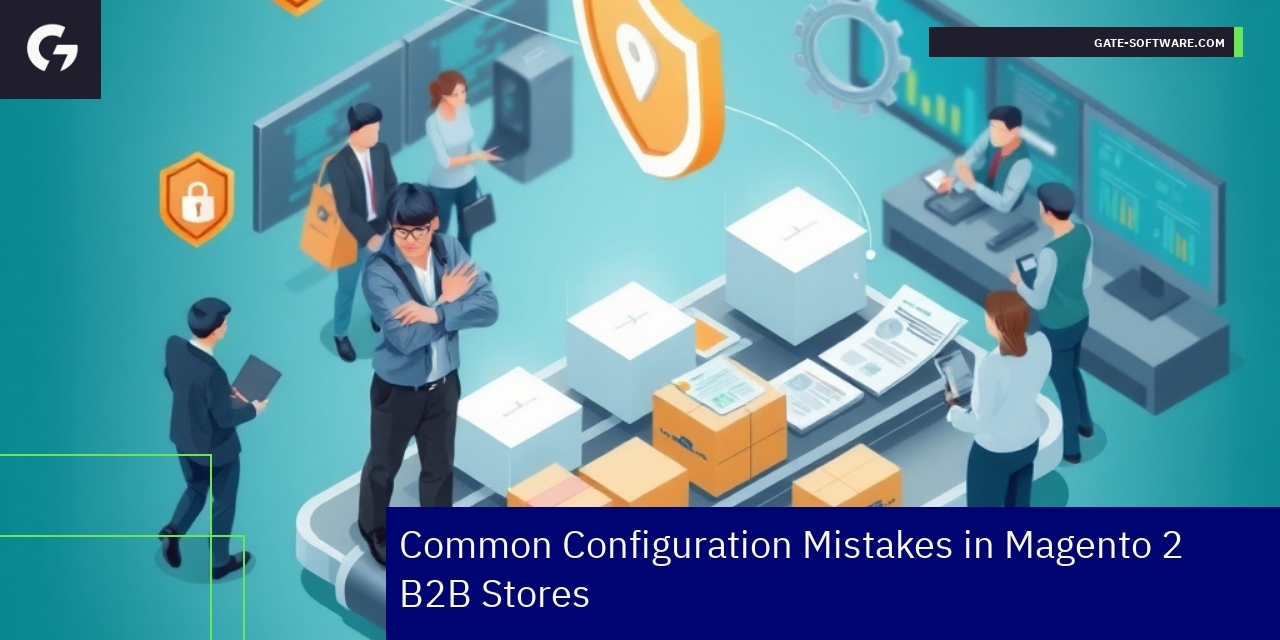Magento 2 B2B store admin managing settings