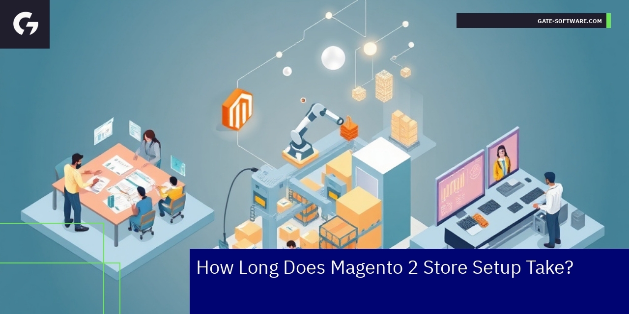 Diagram showing Magento 2 setup phases and support steps