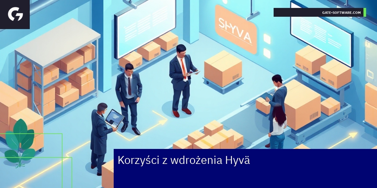 Schemat korzyści Hyvä Theme dla sklepu Magento