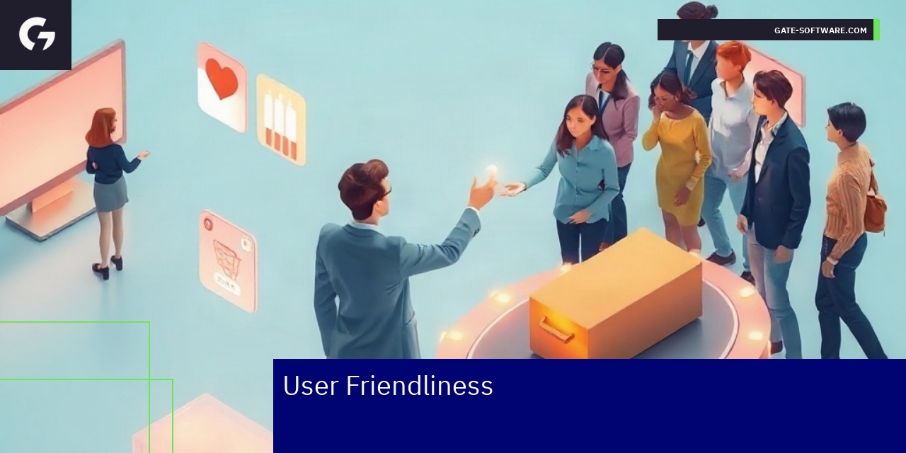 Enhancing User Friendliness with Intuitive Design User interface showing navigation and performance features