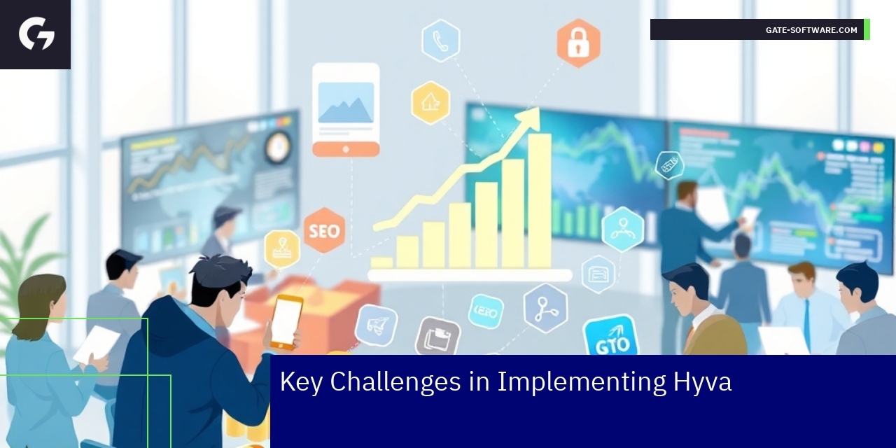 Key Challenges Implementing Hyva for Magento Illustration of Hyva challenges in Magento implementation