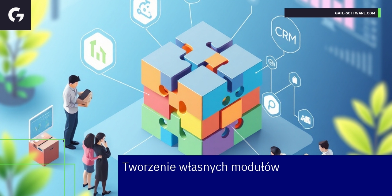 Schemat przedstawiający moduły custom dla firm B2B
