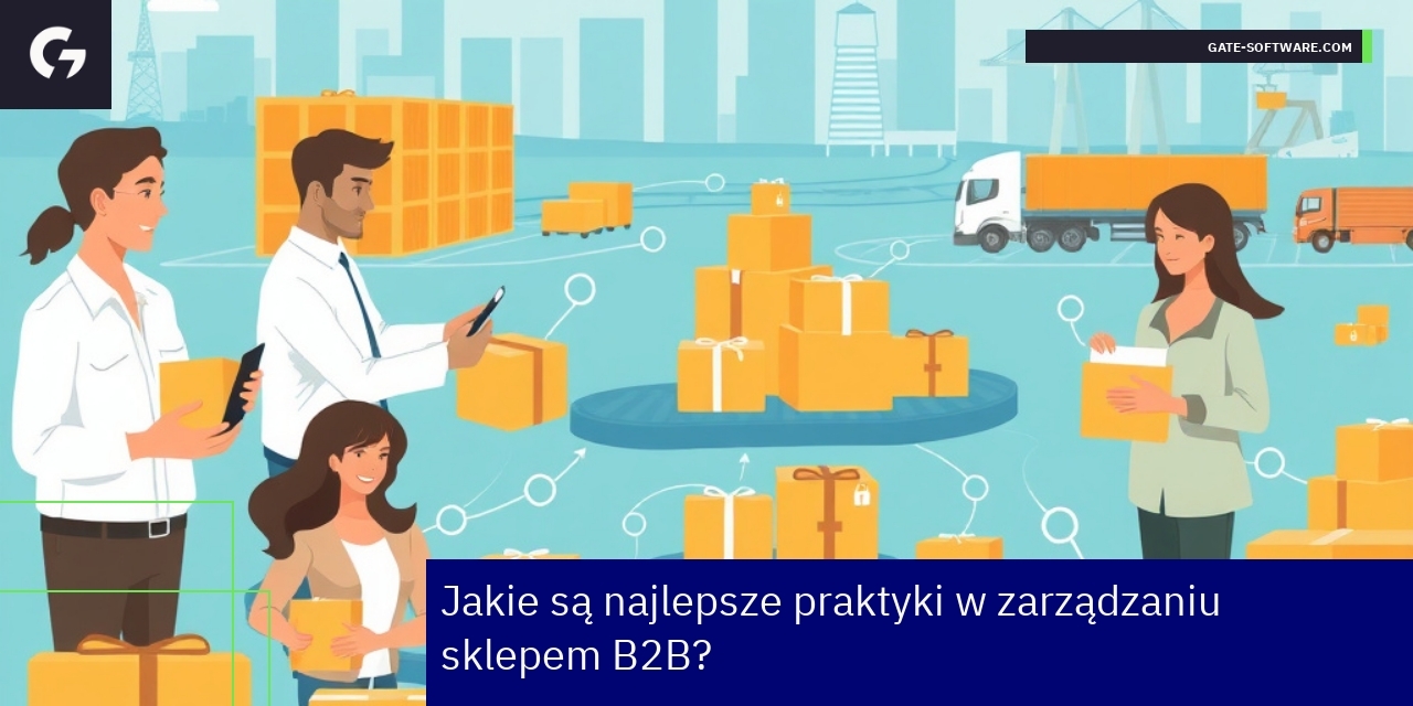 Schemat zarządzania sklepem B2B na platformie Magento