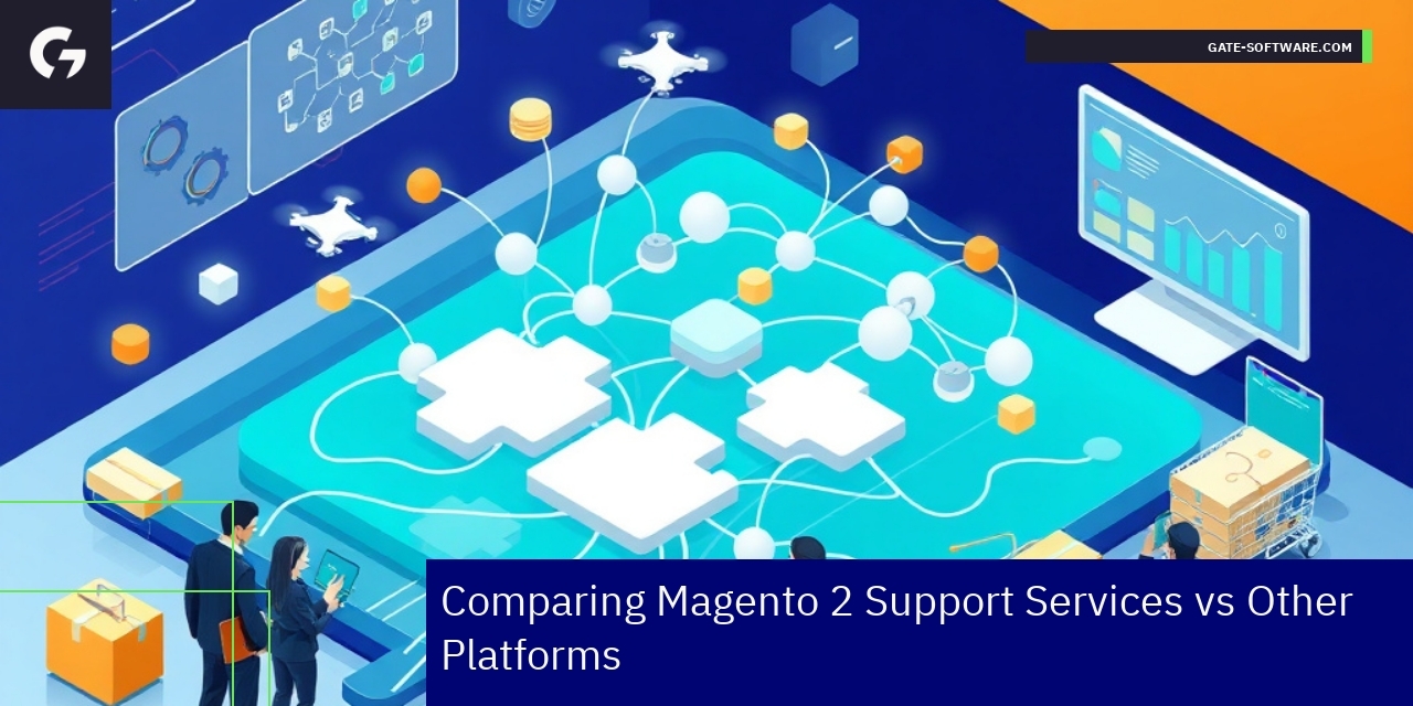 Graph comparing Magento 2 support service pricing