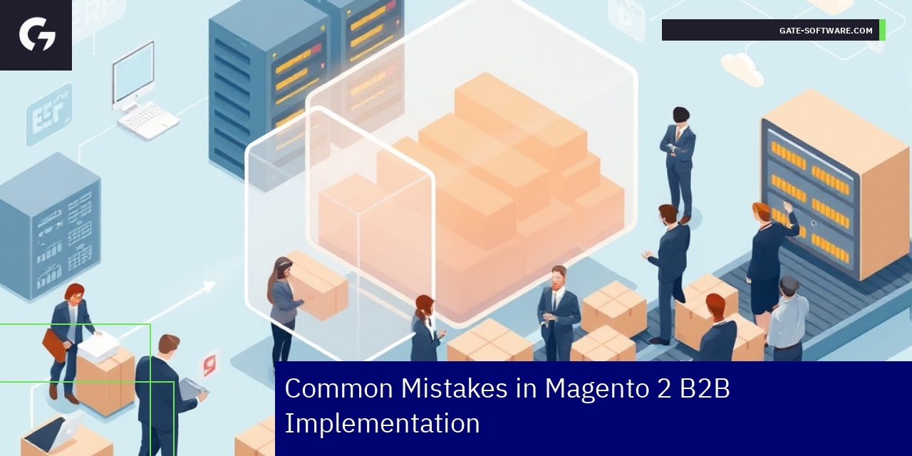 Illustration of Magento 2 B2B implementation challenges