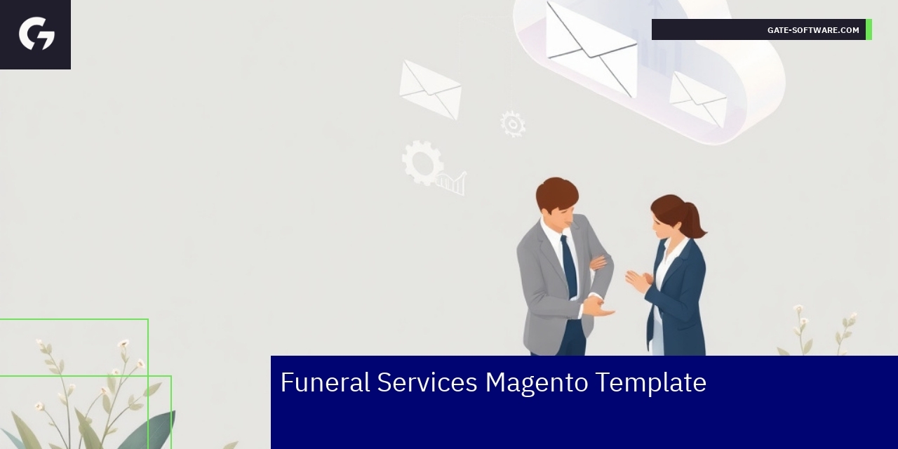 Laptop screen showing Magento 2 email template editing interface