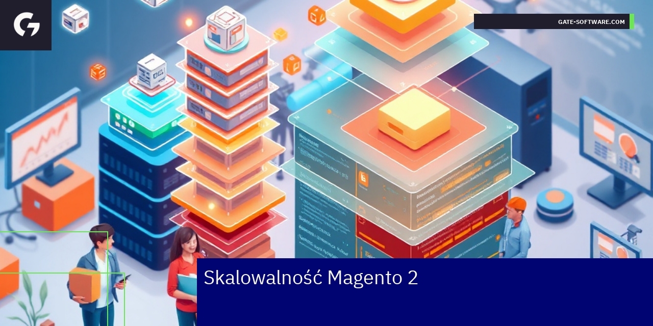 Schemat zarządzania skalowalnością sklepu Magento 2