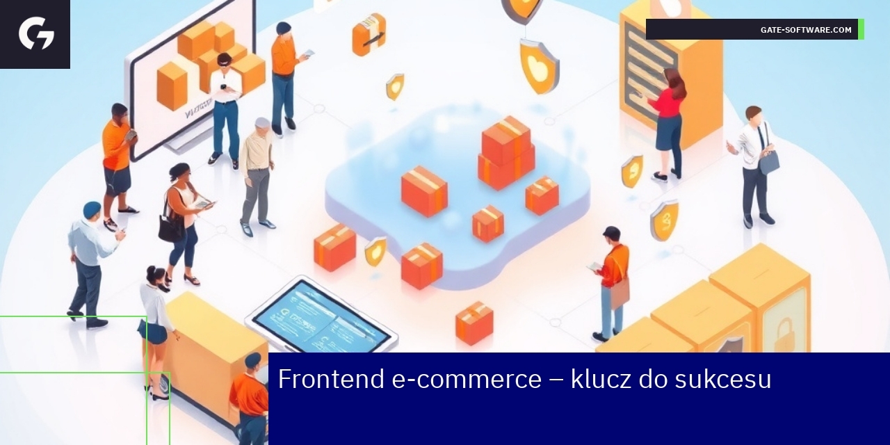 Schemat frontendu sklepu internetowego i integracji backend