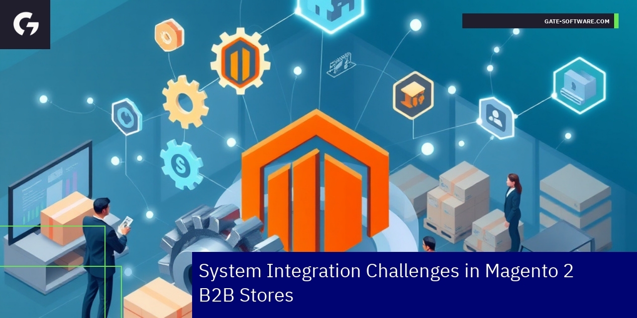 Magento 2 system integration and cache management diagram