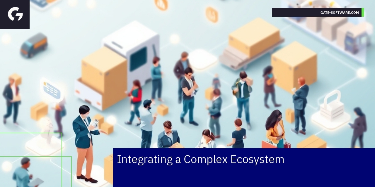 Diagram showing Magento 2 ecosystem and order process
