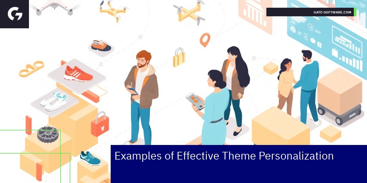 Examples of Effective Theme Personalization Digital platform with personalized user interface elements