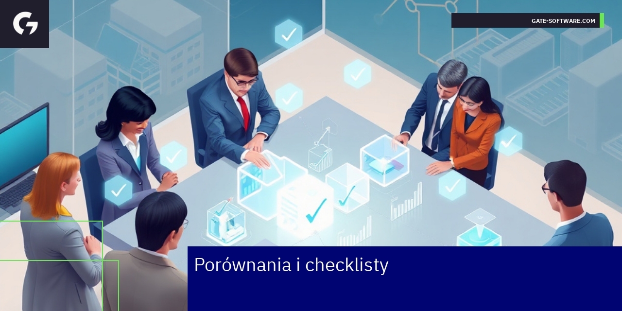Schemat porównania i lista kontrolna dla firm B2B