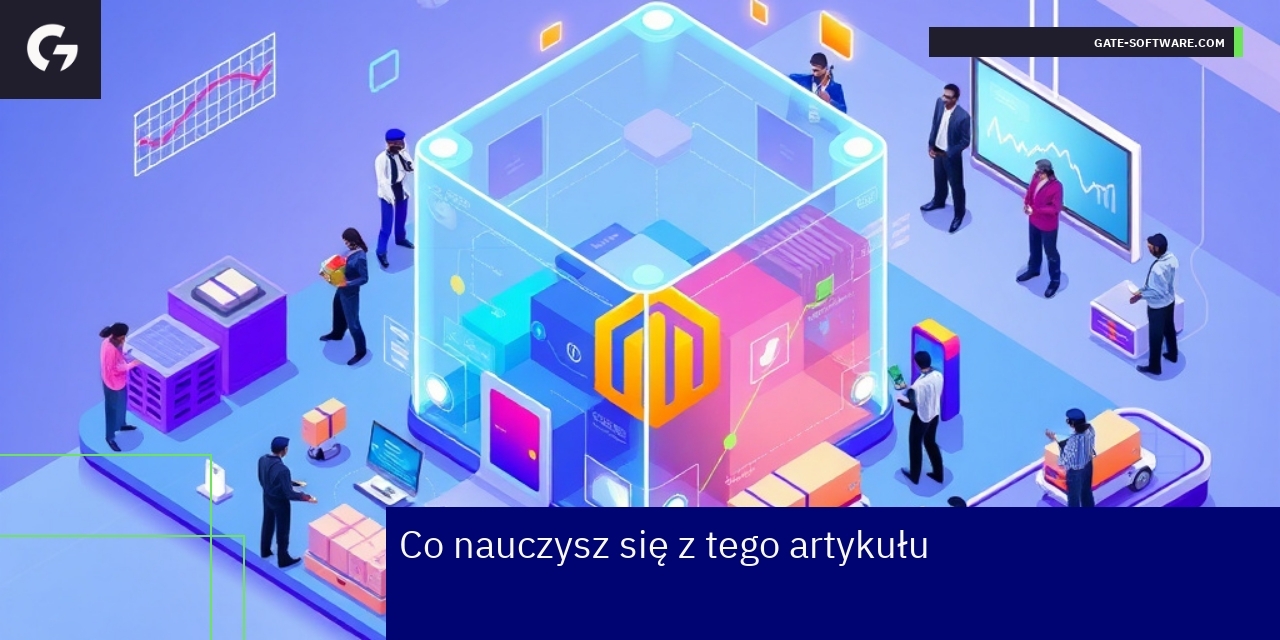 Schemat przedstawiający optymalizację Magento 2 z Hyva
