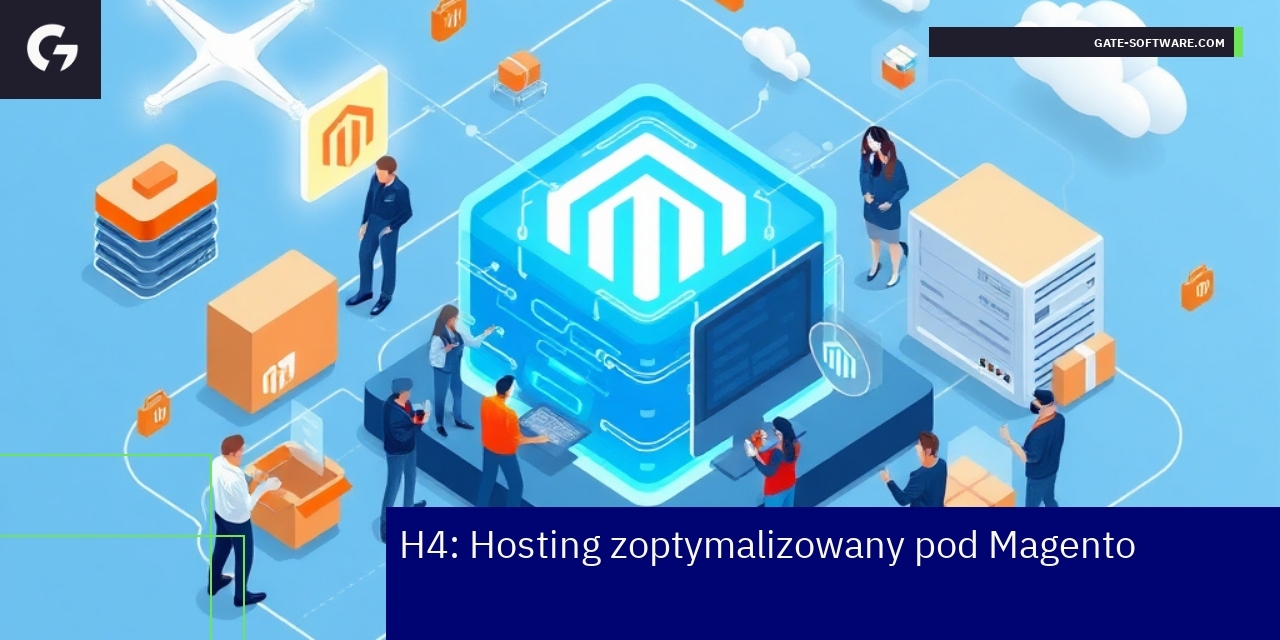 Serwer z narzędziami do hostingu Magento