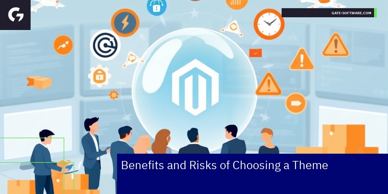 Diagram showing pros and cons of Hyva Magento theme