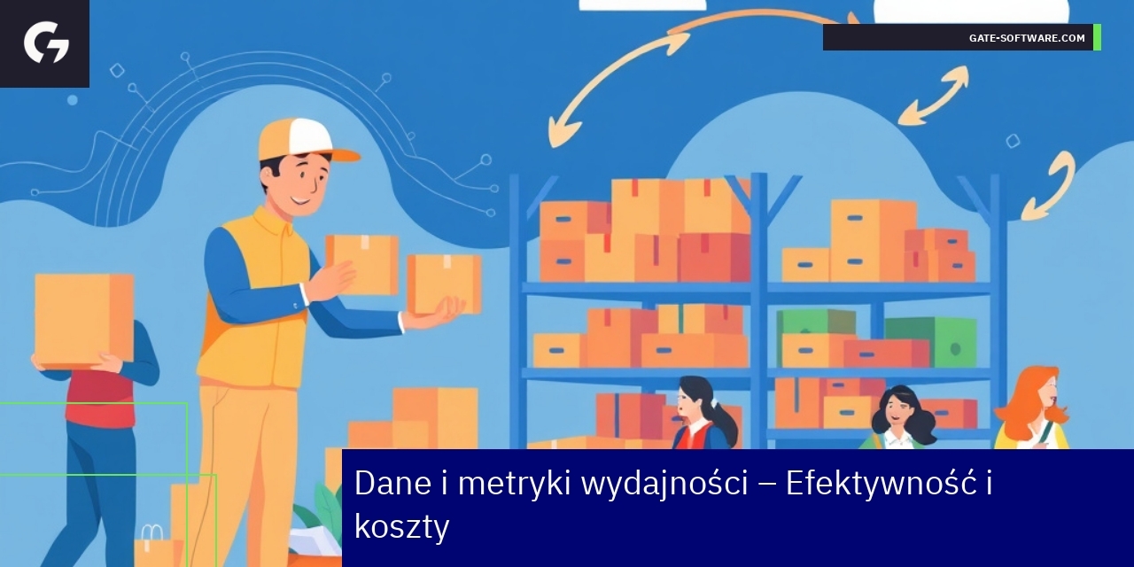 Grafika pokazująca wzrost efektywności i oszczędności