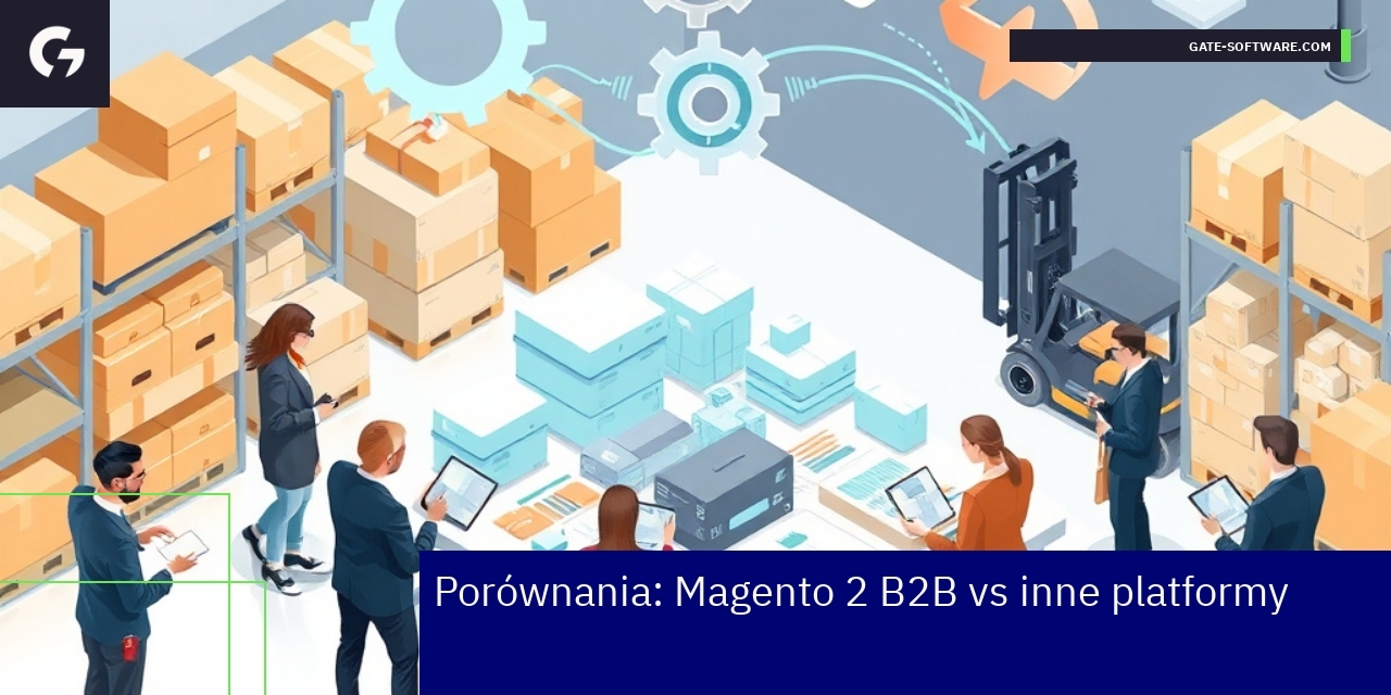 Schemat platform e-commerce Magento 2 i konkurencji