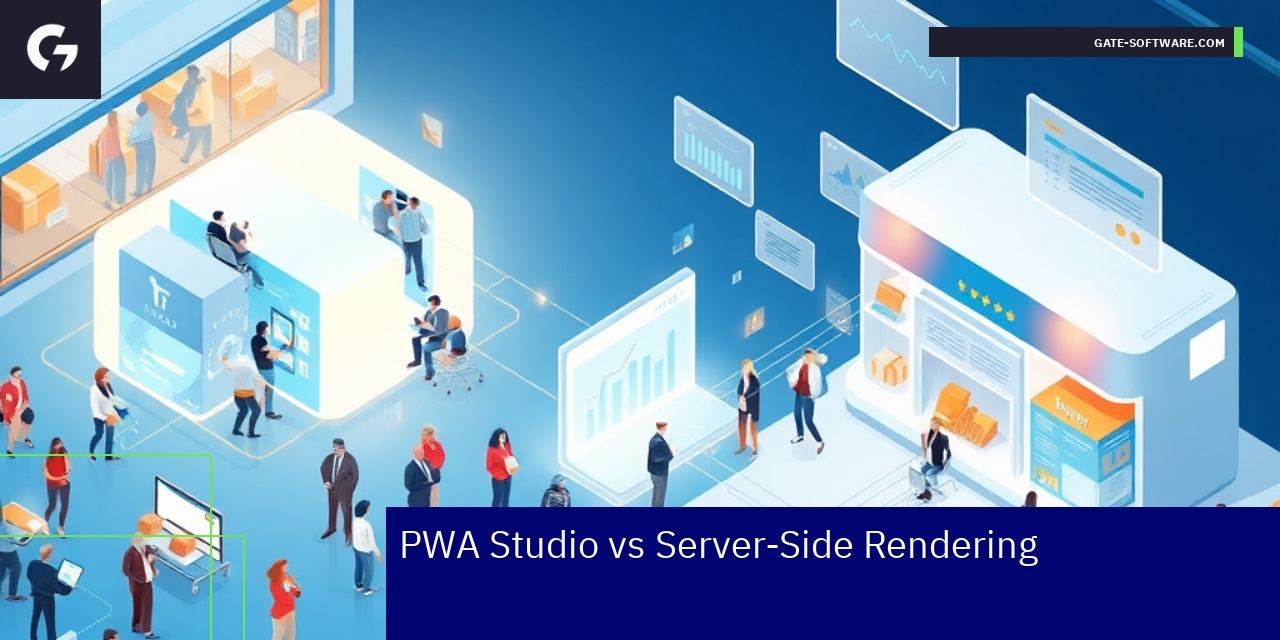 Comparison of PWA Studio and server-side rendering performance