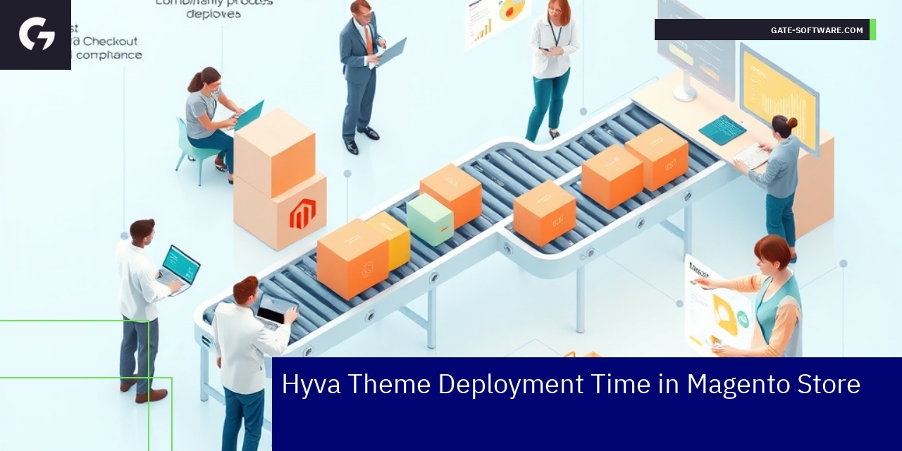 Hyva Theme Deployment in Magento Store Diagram showing Hyva theme deployment stages