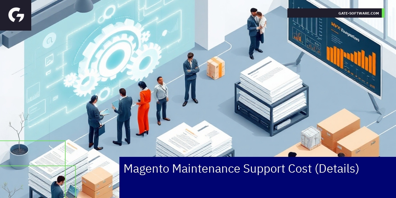 Magento support concepts and cost management illustration