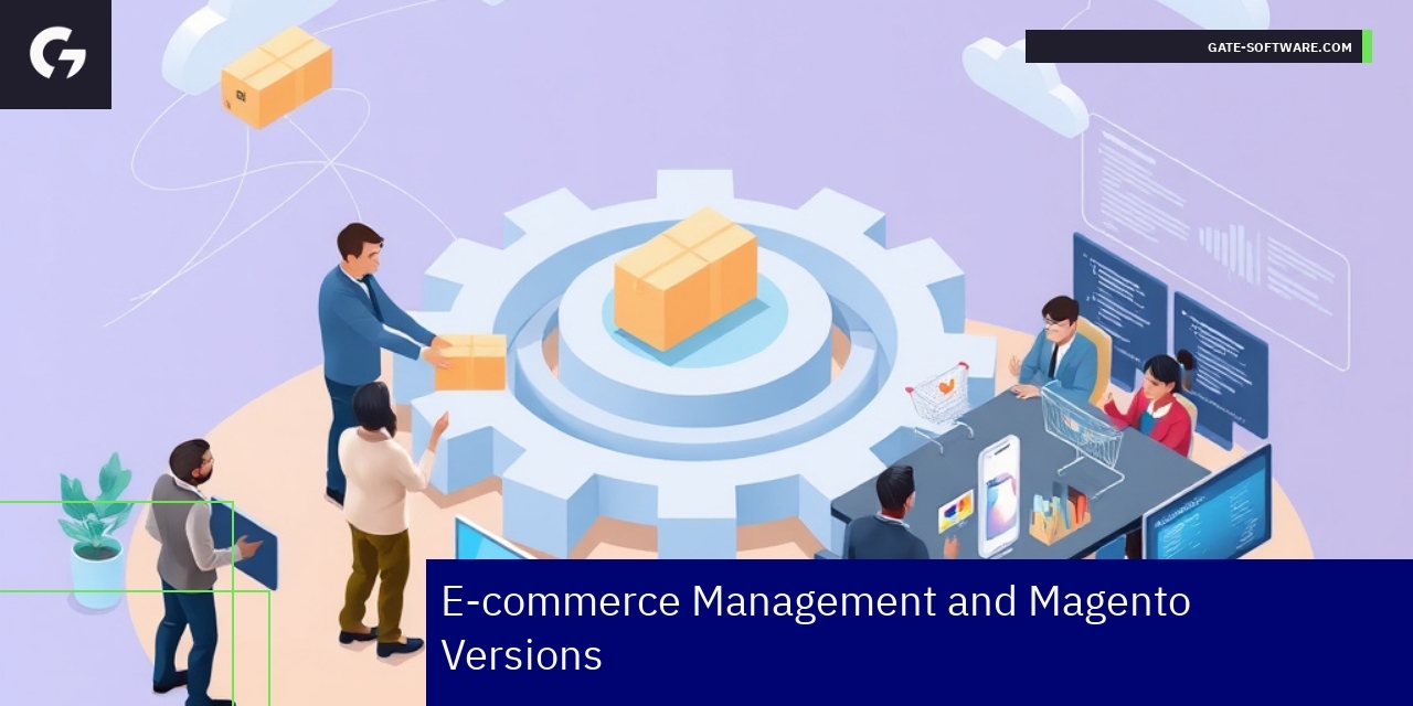 Magento versions and automation testing overview graphics