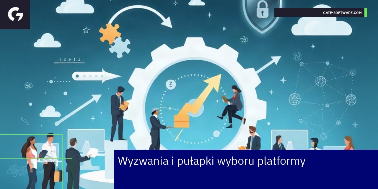 Schemat wyzwań i aspektów platformy B2B