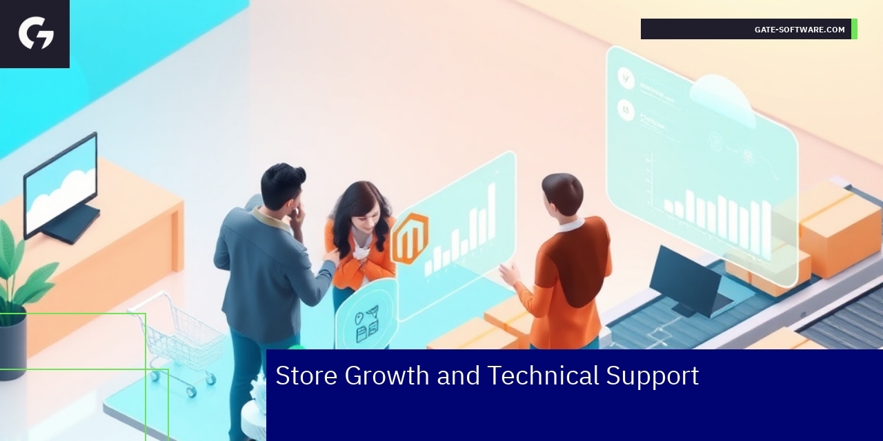 Diagram of Magento deployment and support process