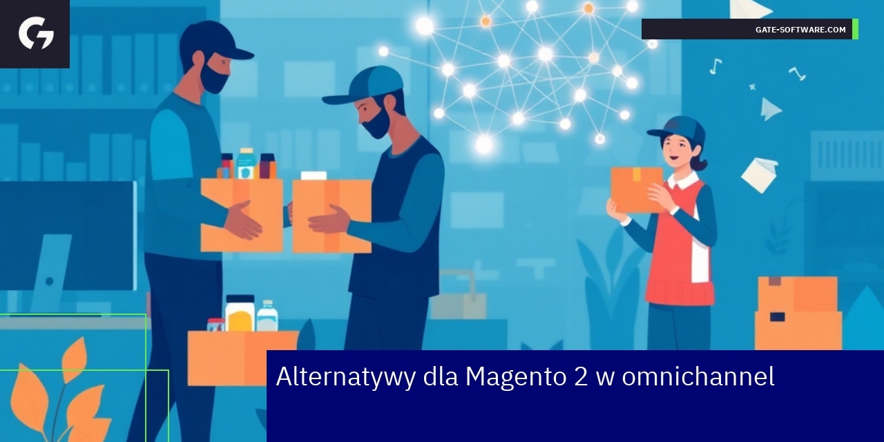 Schemat integracji omnichannel i zarządzania zapasami