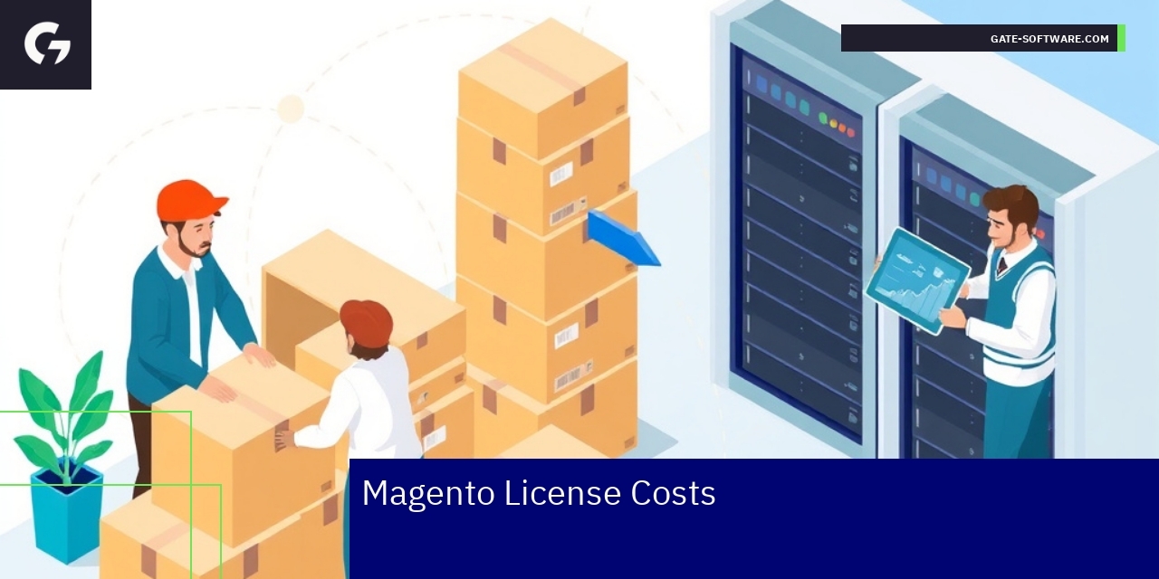 Magento licensing cost chart and installation timeline