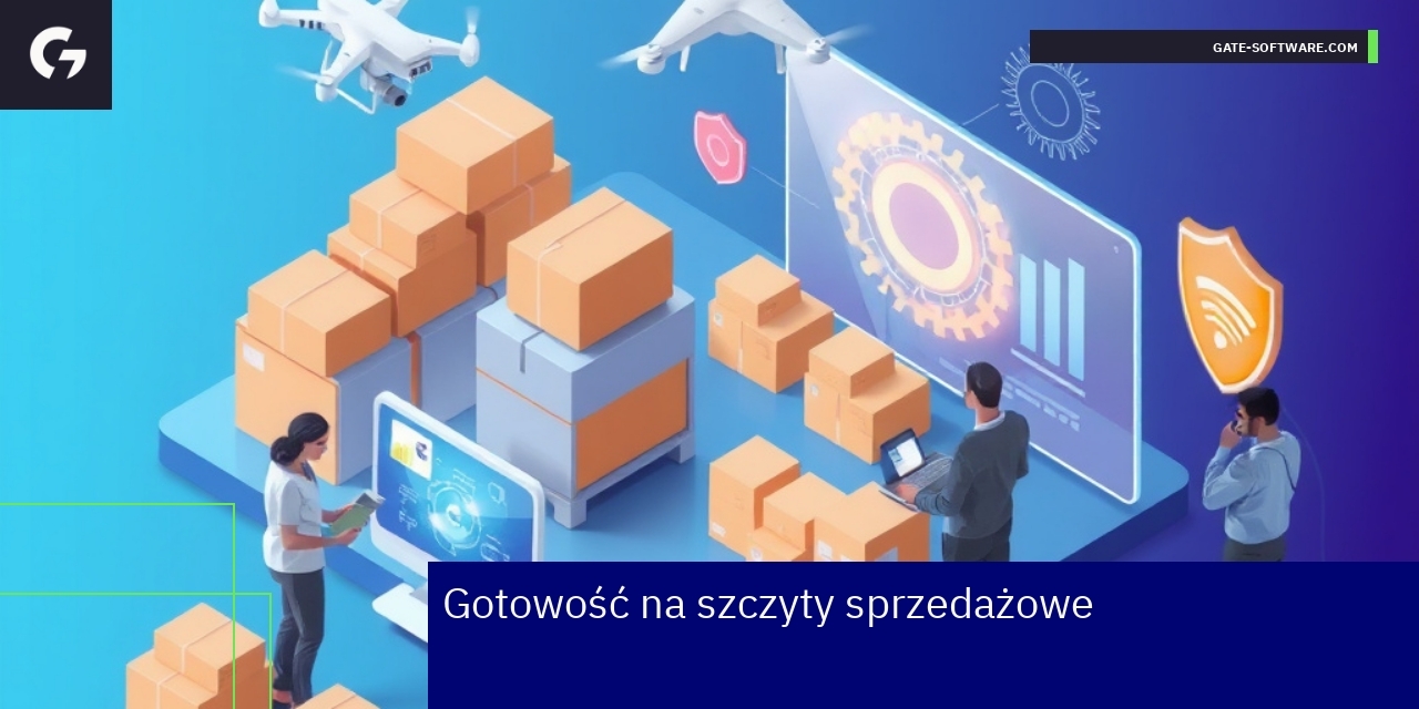 Przygotowanie sklepu Magento na szczyty sprzedaży Grafika przedstawiająca planowanie i optymalizację sklepu