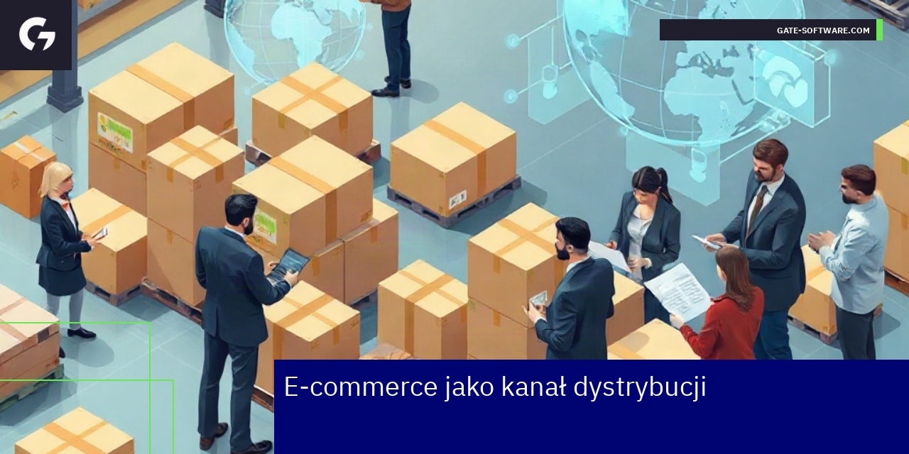 Schemat pokazujący e-commerce dla biznesu B2B