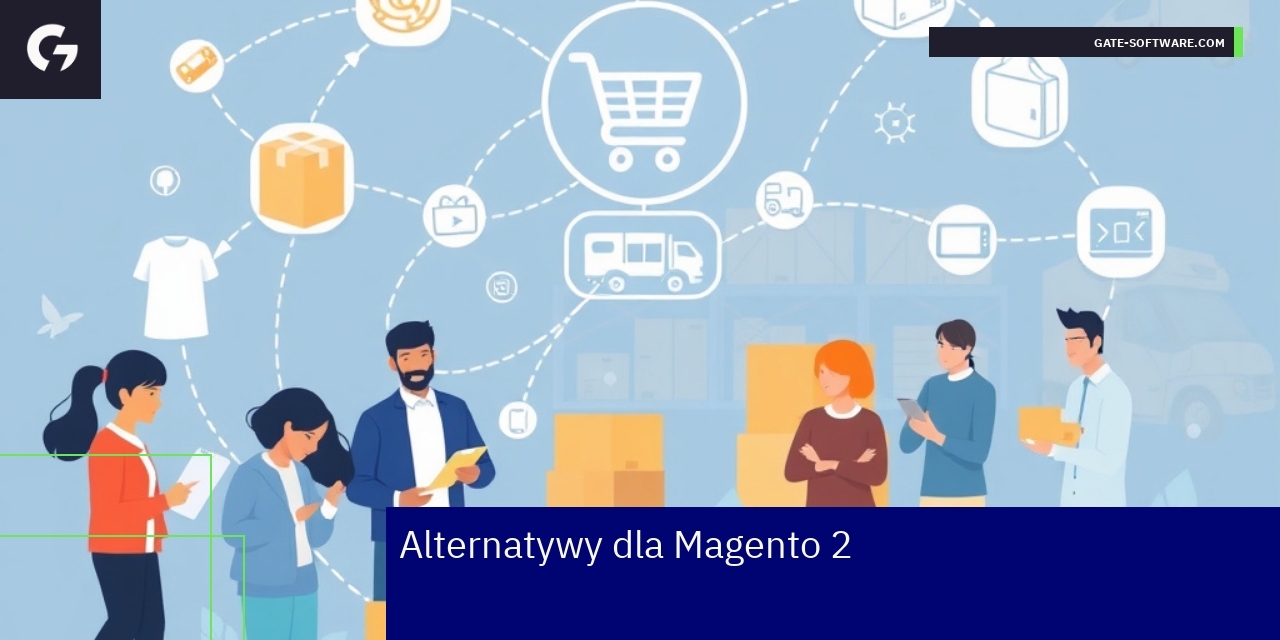 Diagram porównujący Magento 2 i inne platformy
