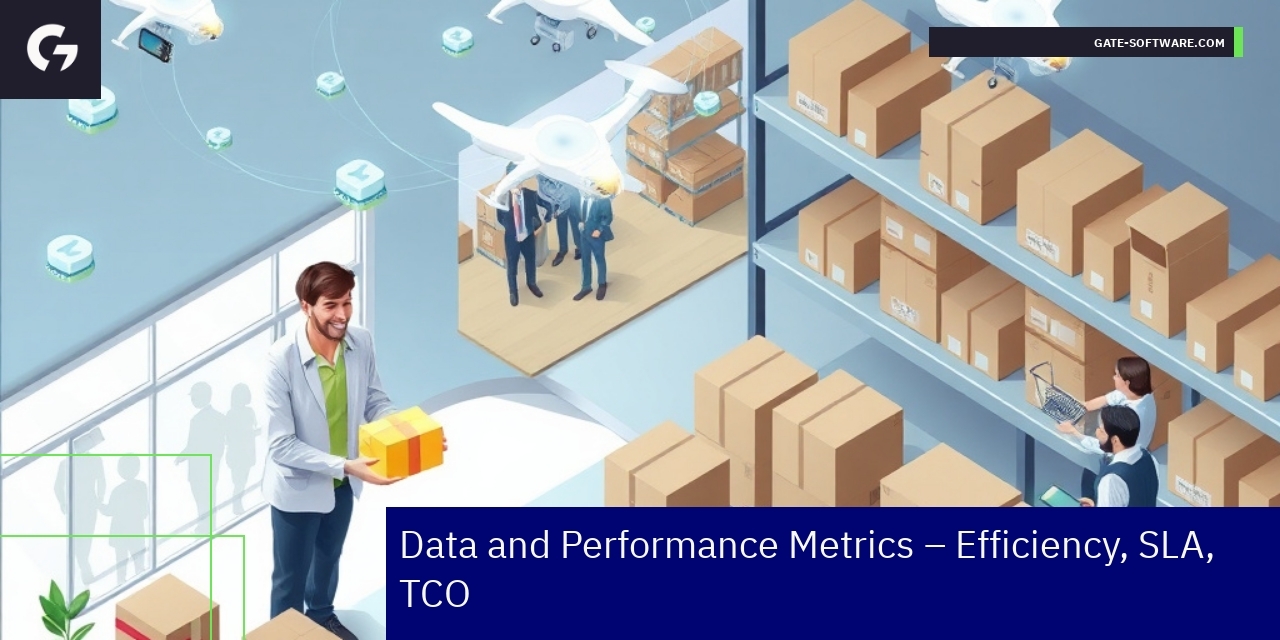 Graphs showing project efficiency and cost reduction