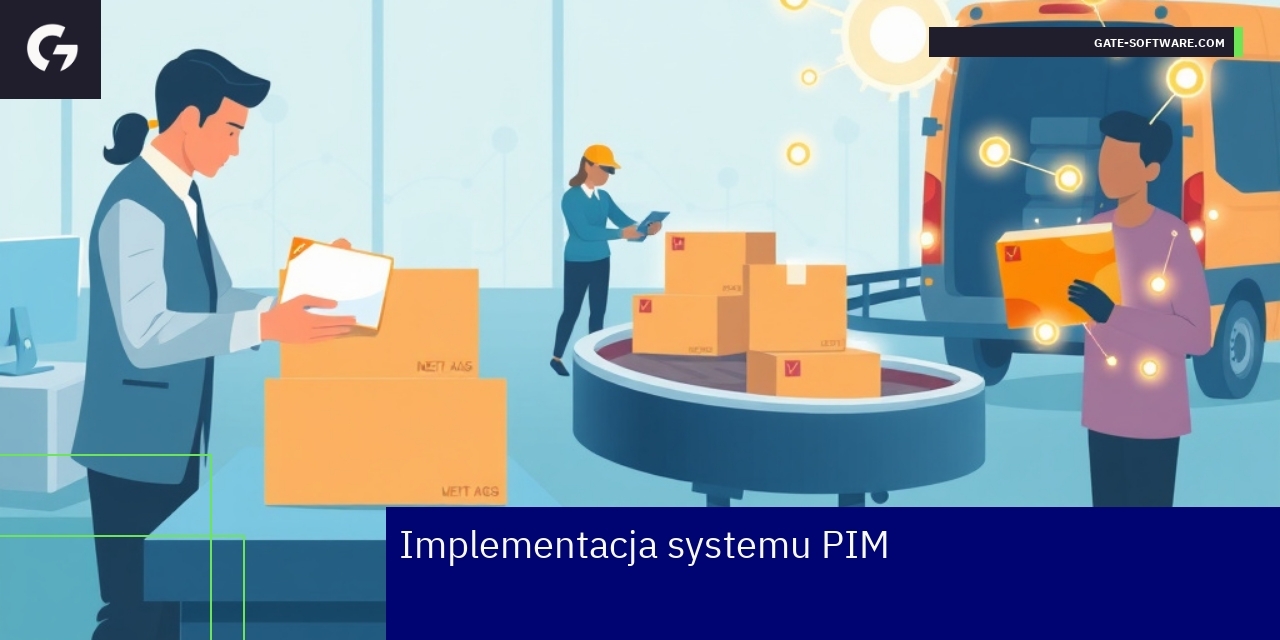 Schemat zastosowania systemu PIM w handlu B2B