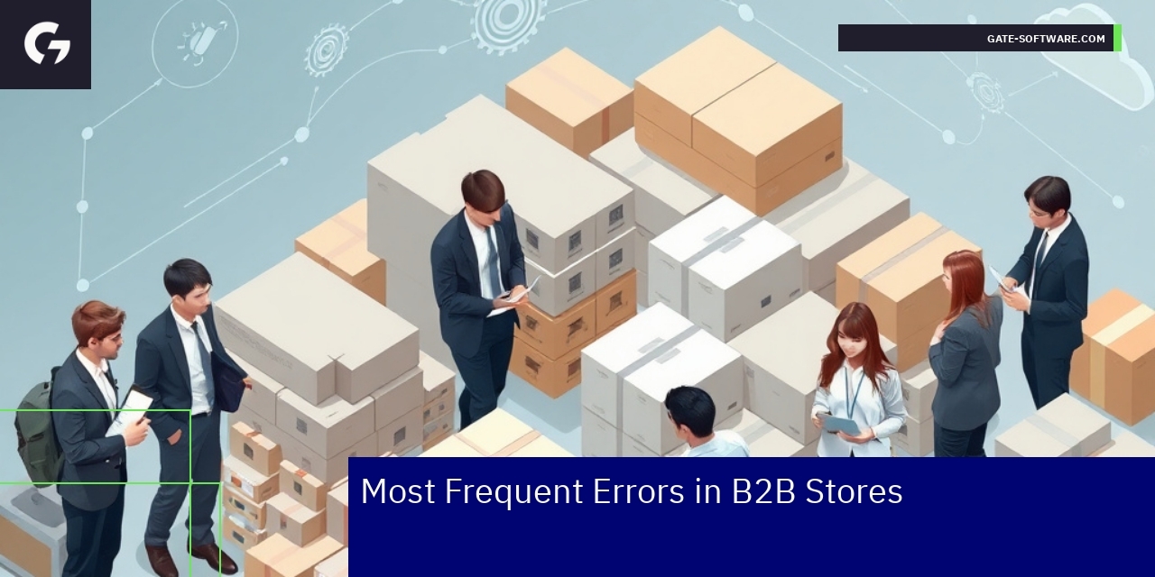 Common Magento Errors in B2B Stores Illustration of Magento errors and support strategies