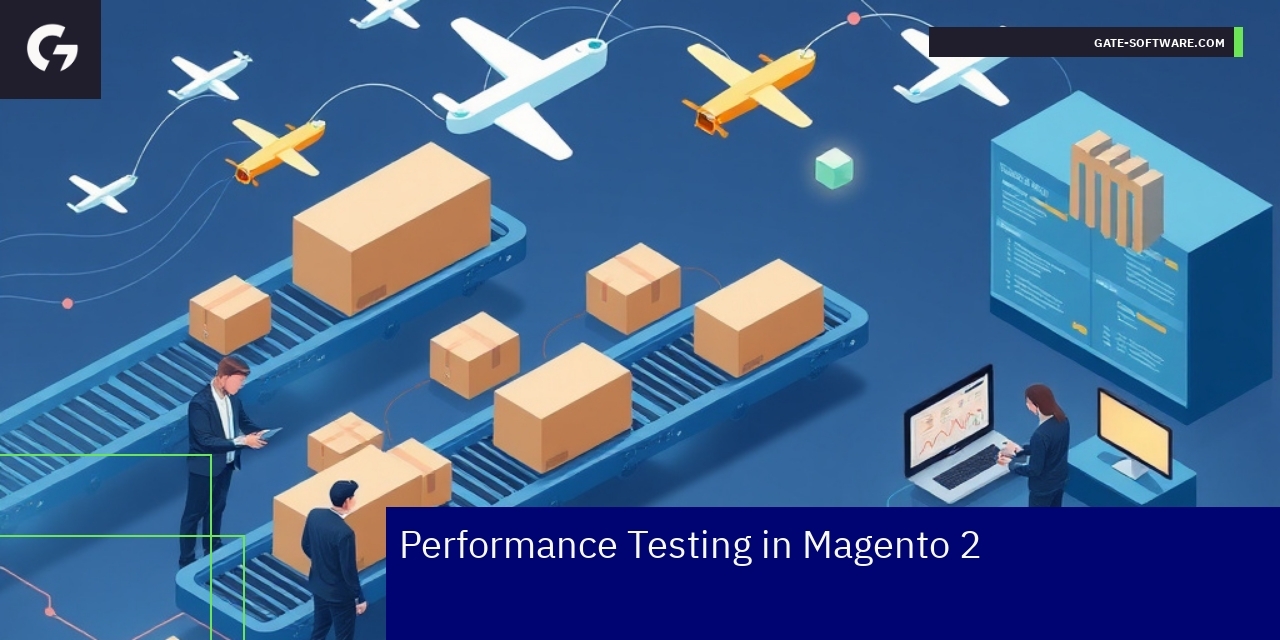 Graph showing Magento 2 performance metrics overview