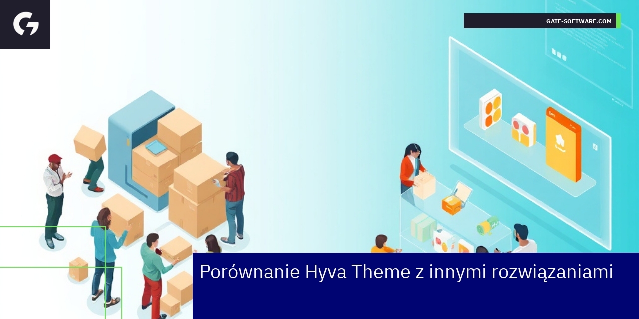 Porównanie Hyva Theme z tradycyjnymi rozwiązaniami Magento Wykres porównujący Hyva i tradycyjne tematy Magento