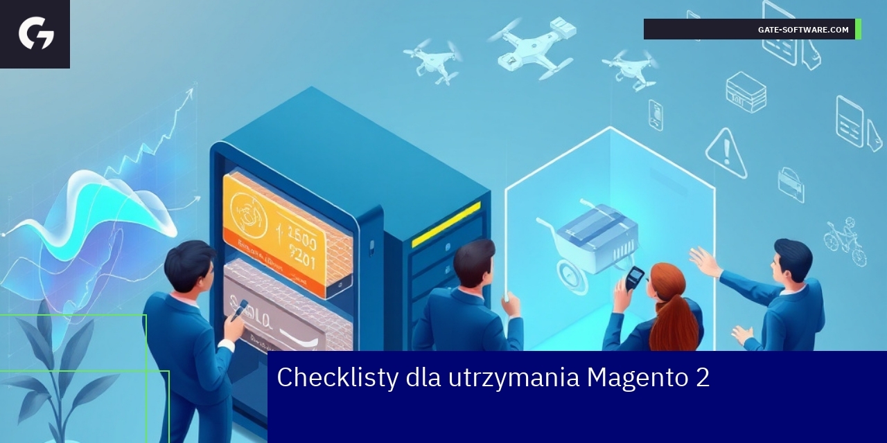 Schemat procesu utrzymania Magento 2 e-commerce