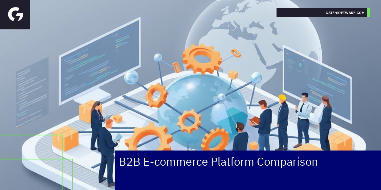 Graph showing features and pros of B2B platforms