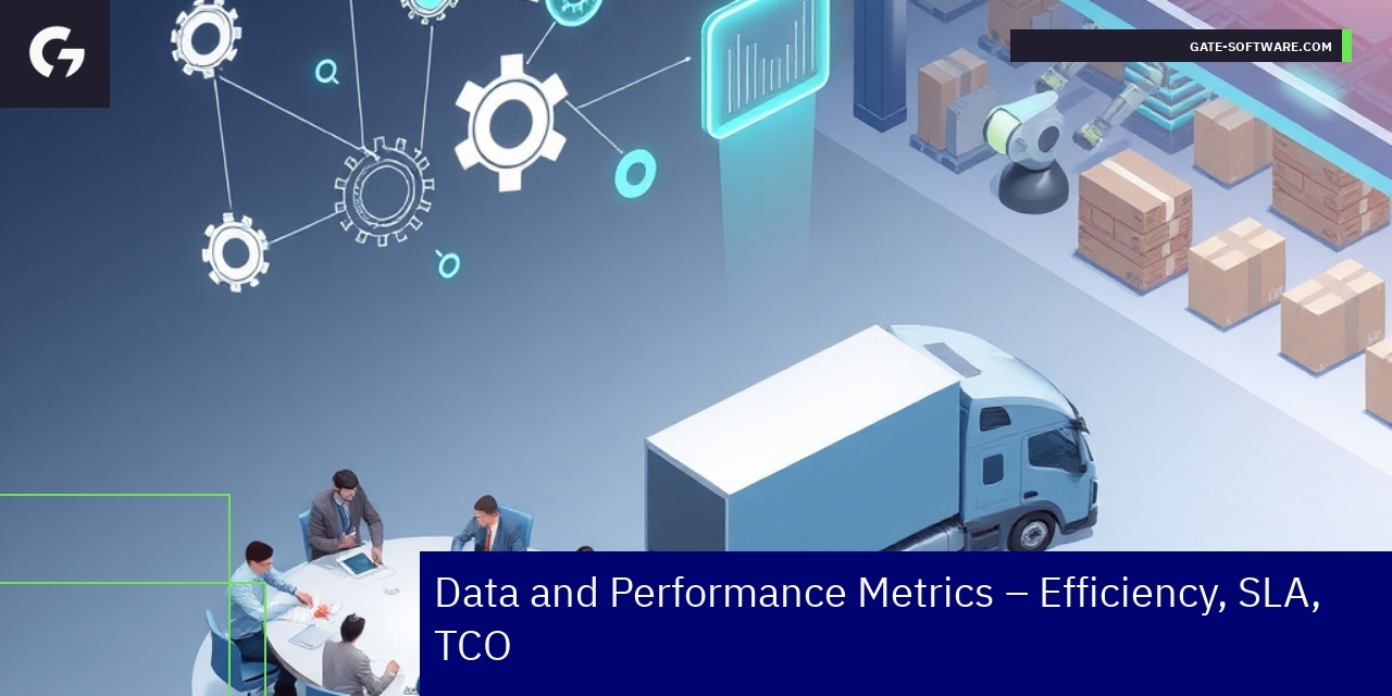 B2B Project Performance and Efficiency Metrics Graph showing B2B performance and efficiency metrics